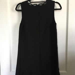 NWOT LOFT Drop Waist Dress, Black, 6